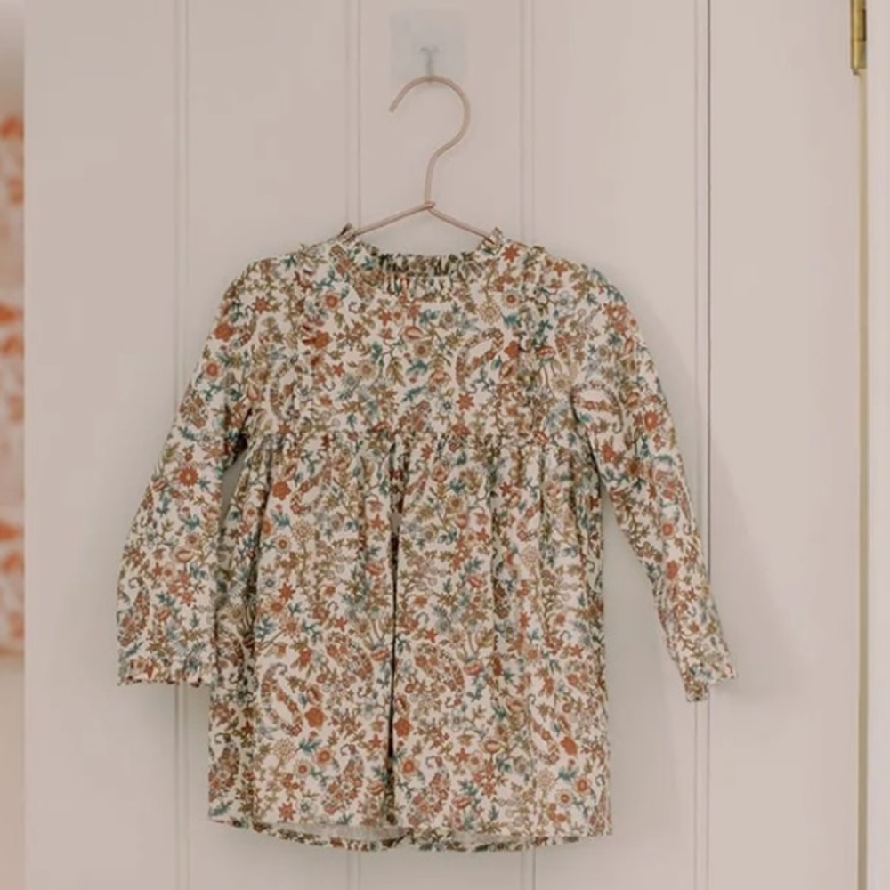 Terracotta Floral Rosaura Baby Girl Set 12-18M
